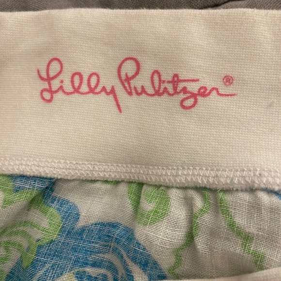 Lilly Pulitzer Linen Crystal Coast Beach Pant size M - Picture 4 of 7